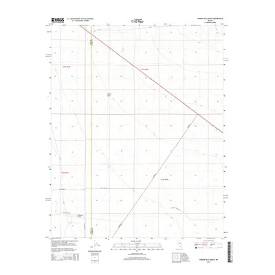 2015 Map of Hidden Hills Ranch, 2015 Print