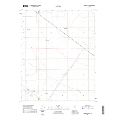 2018 Map of Hidden Hills Ranch, 2018 Print