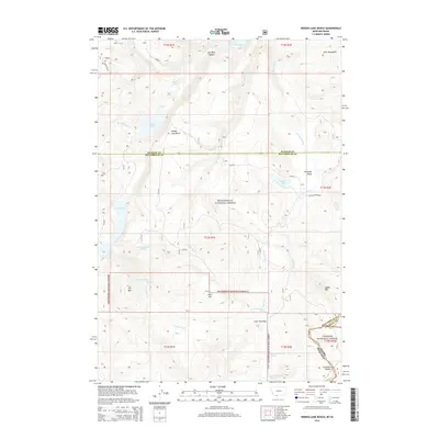 2014 Map of Hidden Lake Bench, 2014 Print