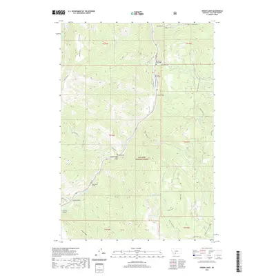 2020 Map of Hidden Lakes, 2020 Print