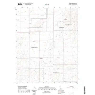 2018 Map of Hidden Spring, 2018 Print