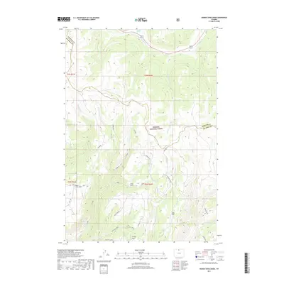 2017 Map of Hidden Tepee Creek, 2017 Print