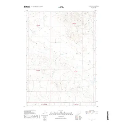 2017 Map of Hidden Timber NE, 2017 Print