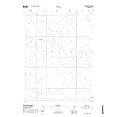 2017 Map of Hidden Timber SE, 2017 Print