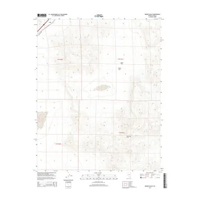 2014 Map of Hidden Valley, 2014 Print