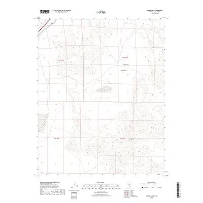 2018 Map of Hidden Valley, 2018 Print
