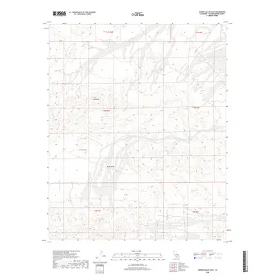 2018 Map of Hidden Valley East, 2018 Print