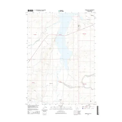 2015 Map of Hidden Valley, 2015 Print