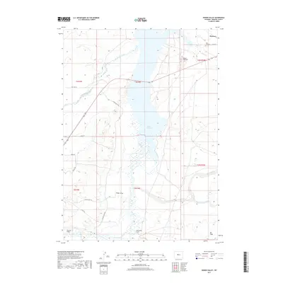 2017 Map of Hidden Valley, 2017 Print
