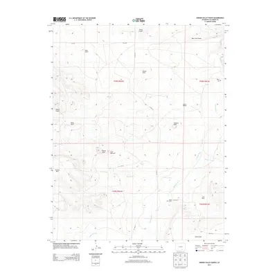 2013 Map of Hidden Valley Ranch, 2013 Print