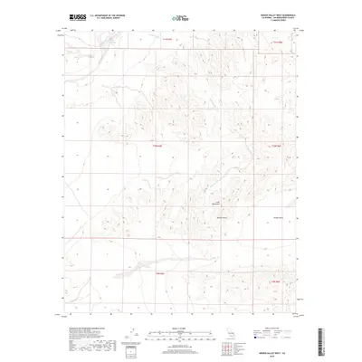 2018 Map of Hidden Valley West, 2018 Print