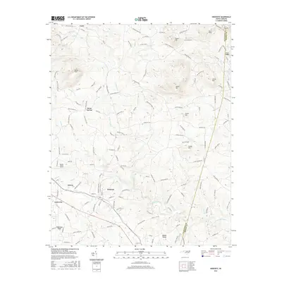 2016 Map of Hiddenite, 2016 Print