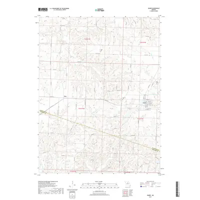 2017 Map of Higbee, 2017 Print