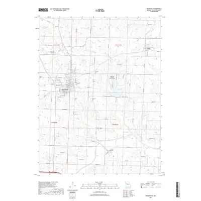 2017 Map of Higginsville, 2017 Print