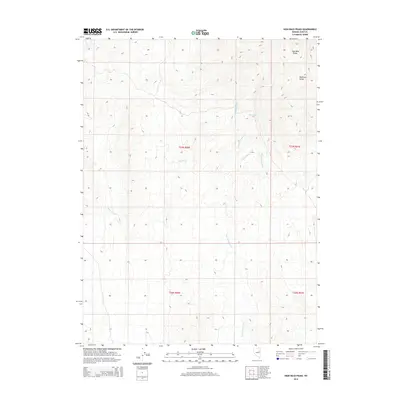 2014 Map of High Bald Peaks, 2014 Print