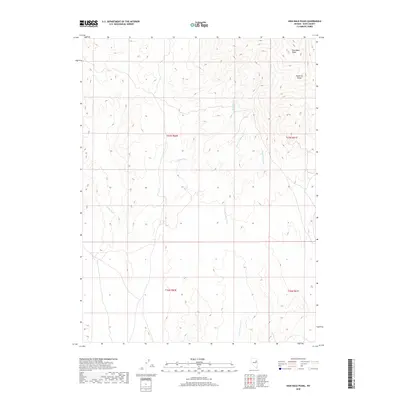2018 Map of High Bald Peaks, 2018 Print
