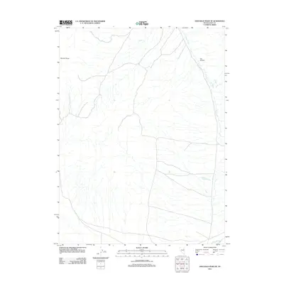 2012 Map of High Bald Peaks NE, 2012 Print
