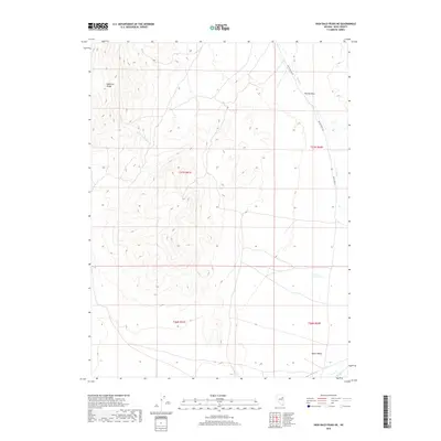 2018 Map of High Bald Peaks NE, 2018 Print
