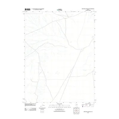 2012 Map of High Bald Peaks SE, 2012 Print