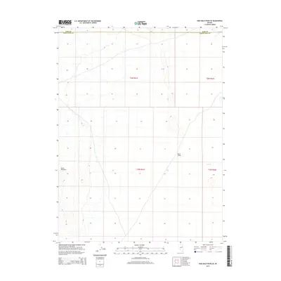 2014 Map of High Bald Peaks SE, 2014 Print