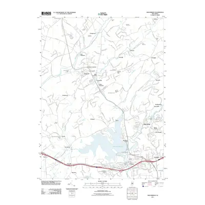 2011 Map of High Bridge, 2011 Print