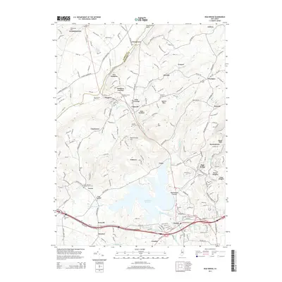 2014 Map of High Bridge, 2014 Print