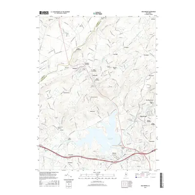 2016 Map of High Bridge, 2016 Print