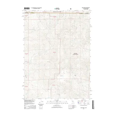 2015 Map of High Divide, 2015 Print