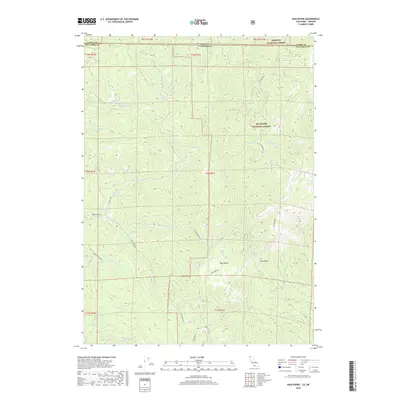 2018 Map of High Divide, 2018 Print