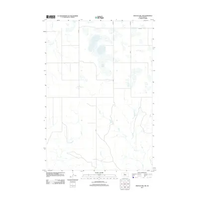 2012 Map of High Elk Hill NW, 2012 Print