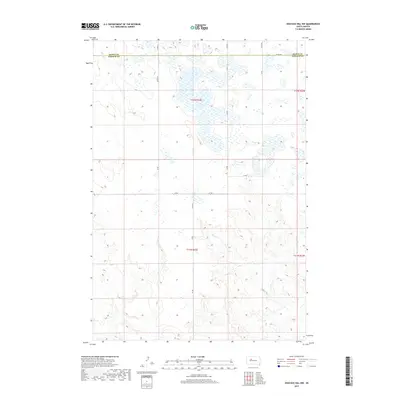 2017 Map of High Elk Hill NW, 2017 Print
