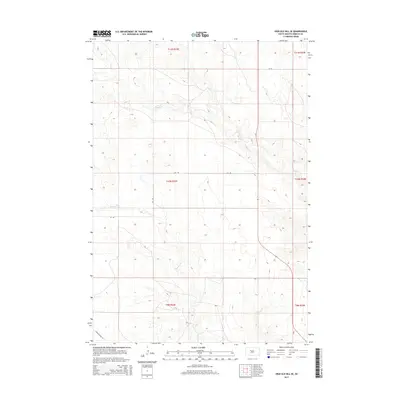 2015 Map of High Elk Hill SE, 2015 Print
