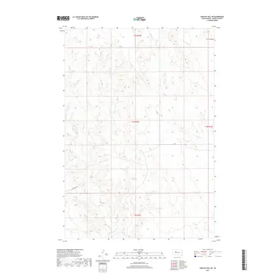 2017 Map of High Elk Hill SW, 2017 Print