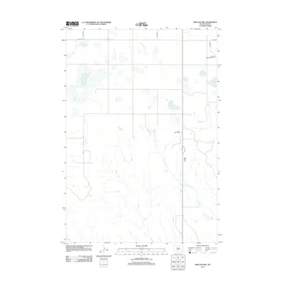 2012 Map of High Elk Hill, 2012 Print