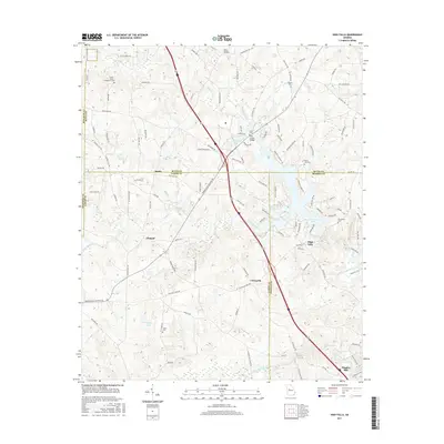 2017 Map of High Falls, 2017 Print