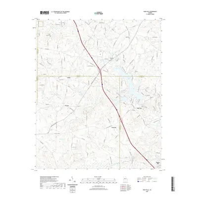 2020 Map of High Falls, 2020 Print