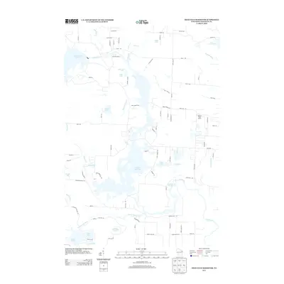 2013 Map of High Falls Reservoir, 2013 Print