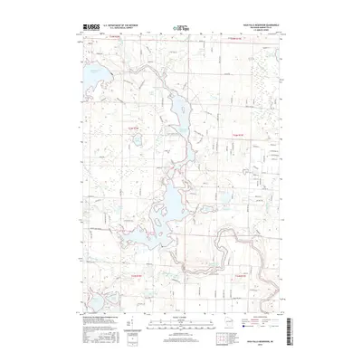 2015 Map of High Falls Reservoir, 2015 Print