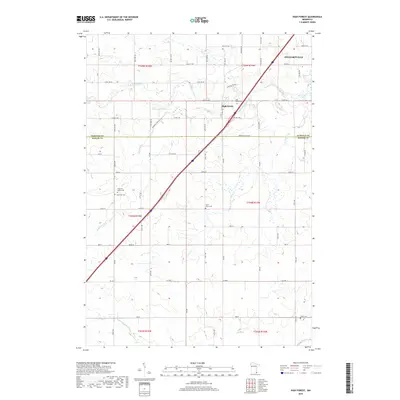 2019 Map of High Forest, 2019 Print