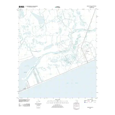 2010 Map of High Island, 2010 Print