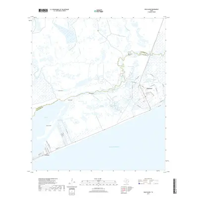 2019 Map of High Island, 2019 Print