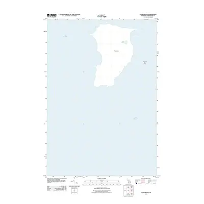 2011 Map of High Island, 2011 Print