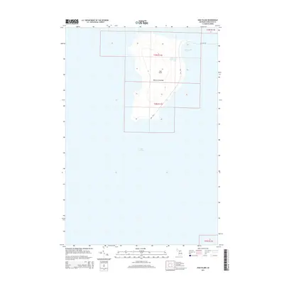 2014 Map of High Island, 2014 Print