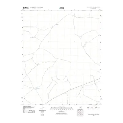 2010 Map of High Lonesome Well, 2010 Print