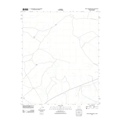 2011 Map of High Lonesome Well, 2011 Print
