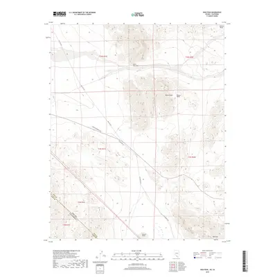 2018 Map of High Peak, 2018 Print