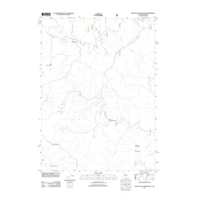 2012 Map of High Plateau Mountain, 2012 Print