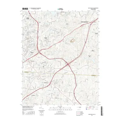 2016 Map of High Point East, 2016 Print