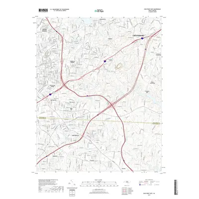 2019 Map of High Point East, 2019 Print