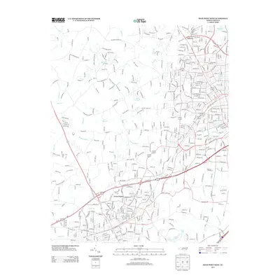 2013 Map of High Point West, 2013 Print